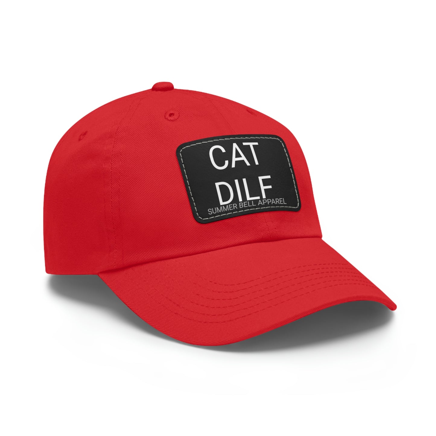 CAT DILF Hat with Leather Patch