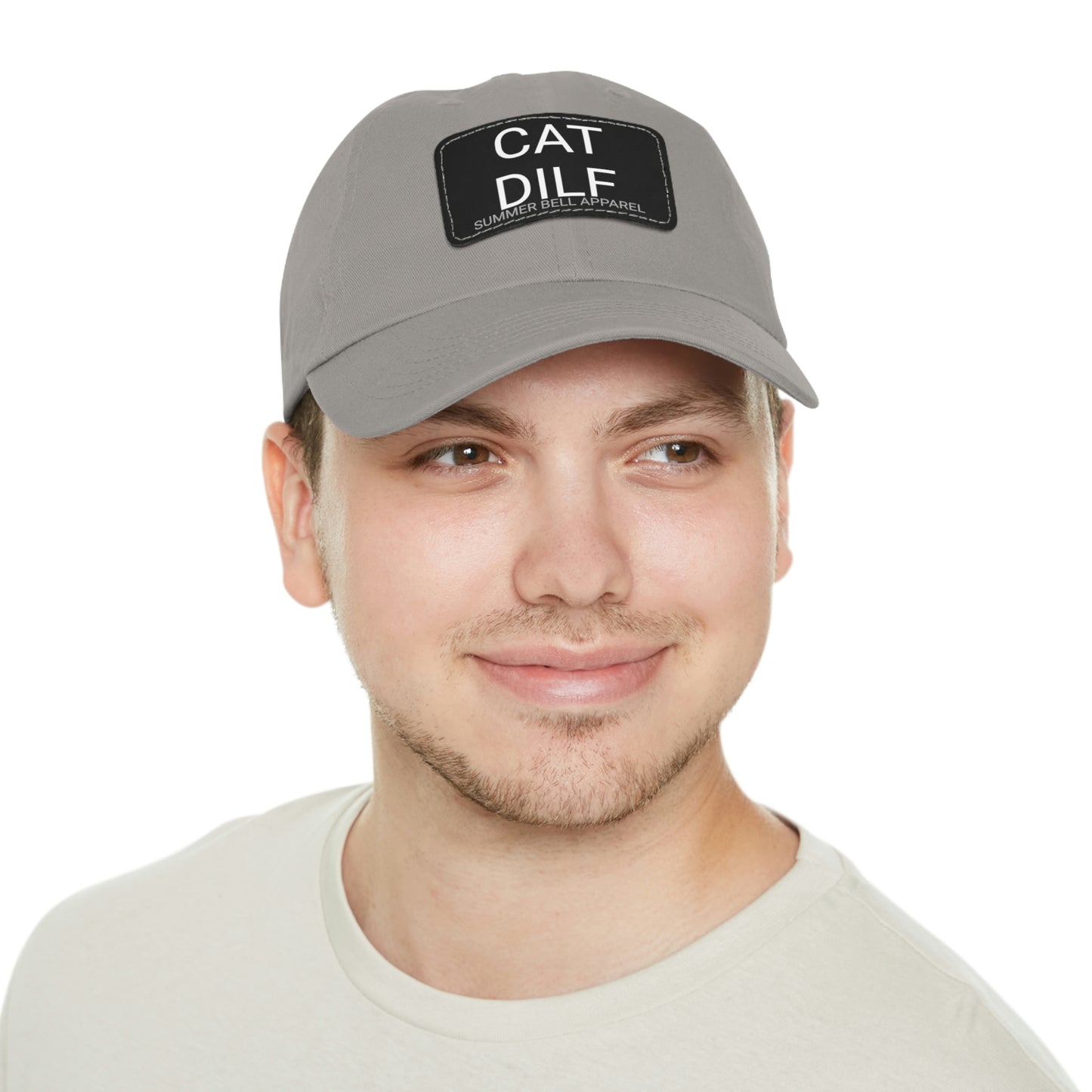 CAT DILF Hat with Leather Patch