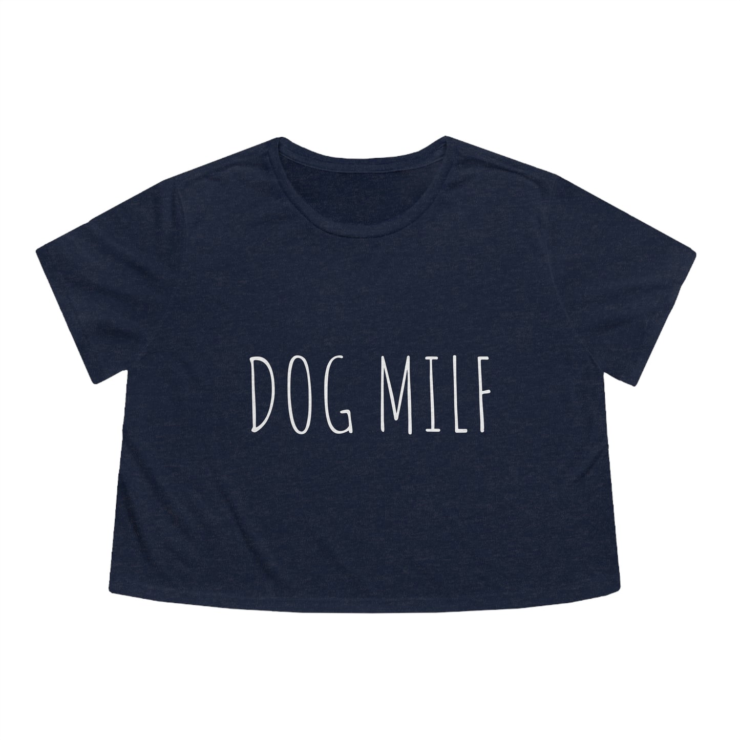 Women's DOG MILF Cropped Tee