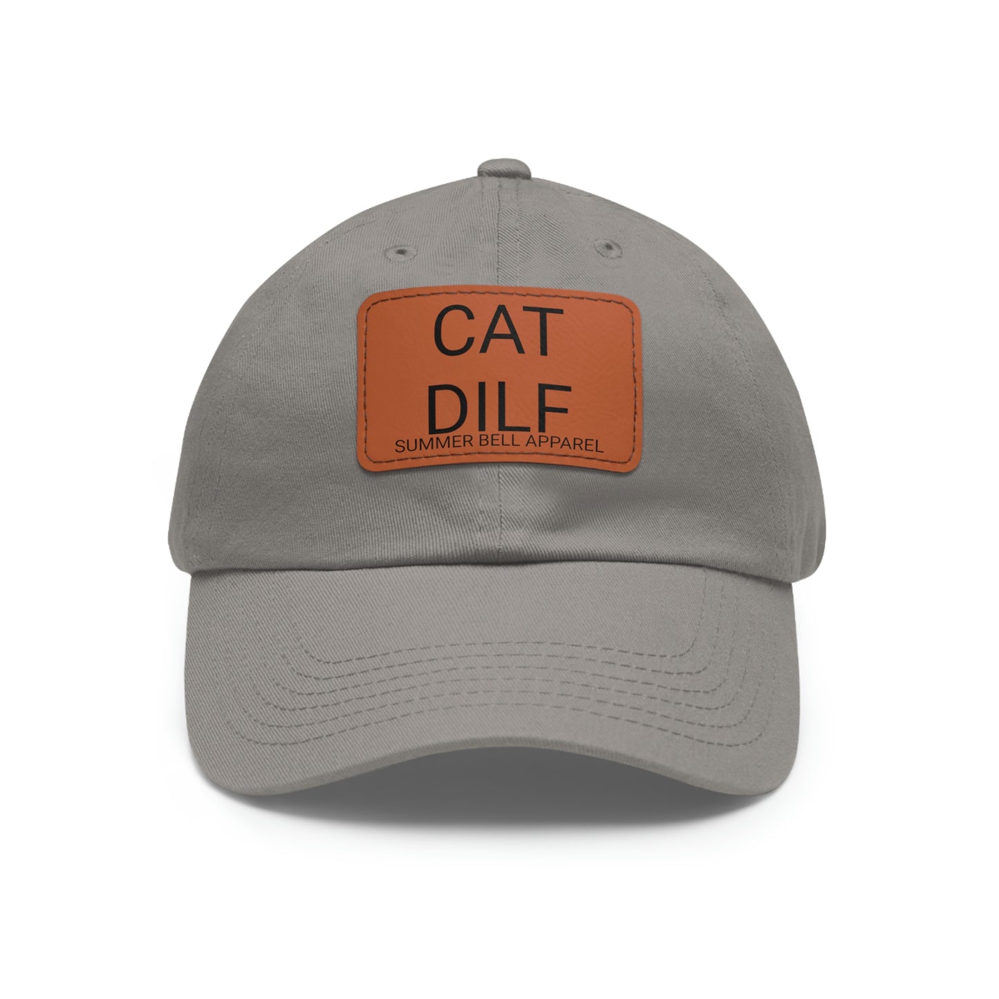 CAT DILF Hat with Leather Patch