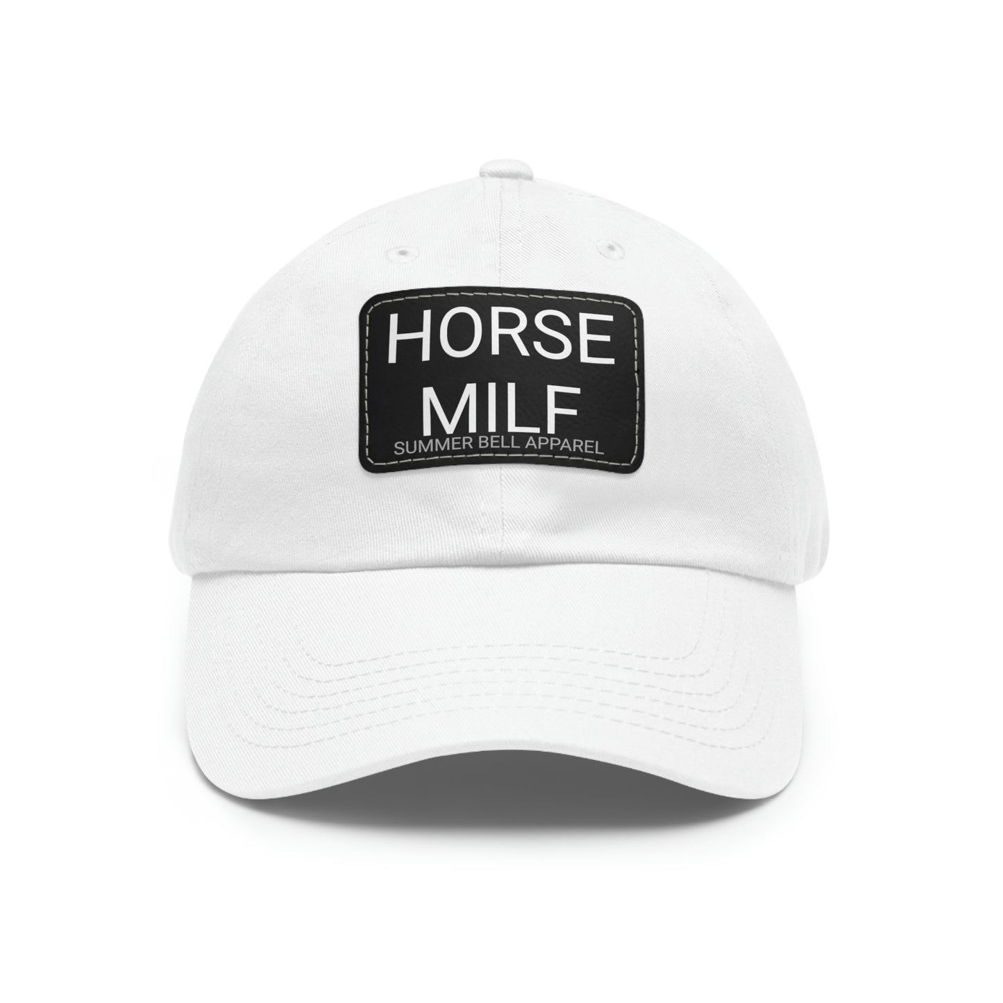 HORSE MILF Hat with Leather Patch