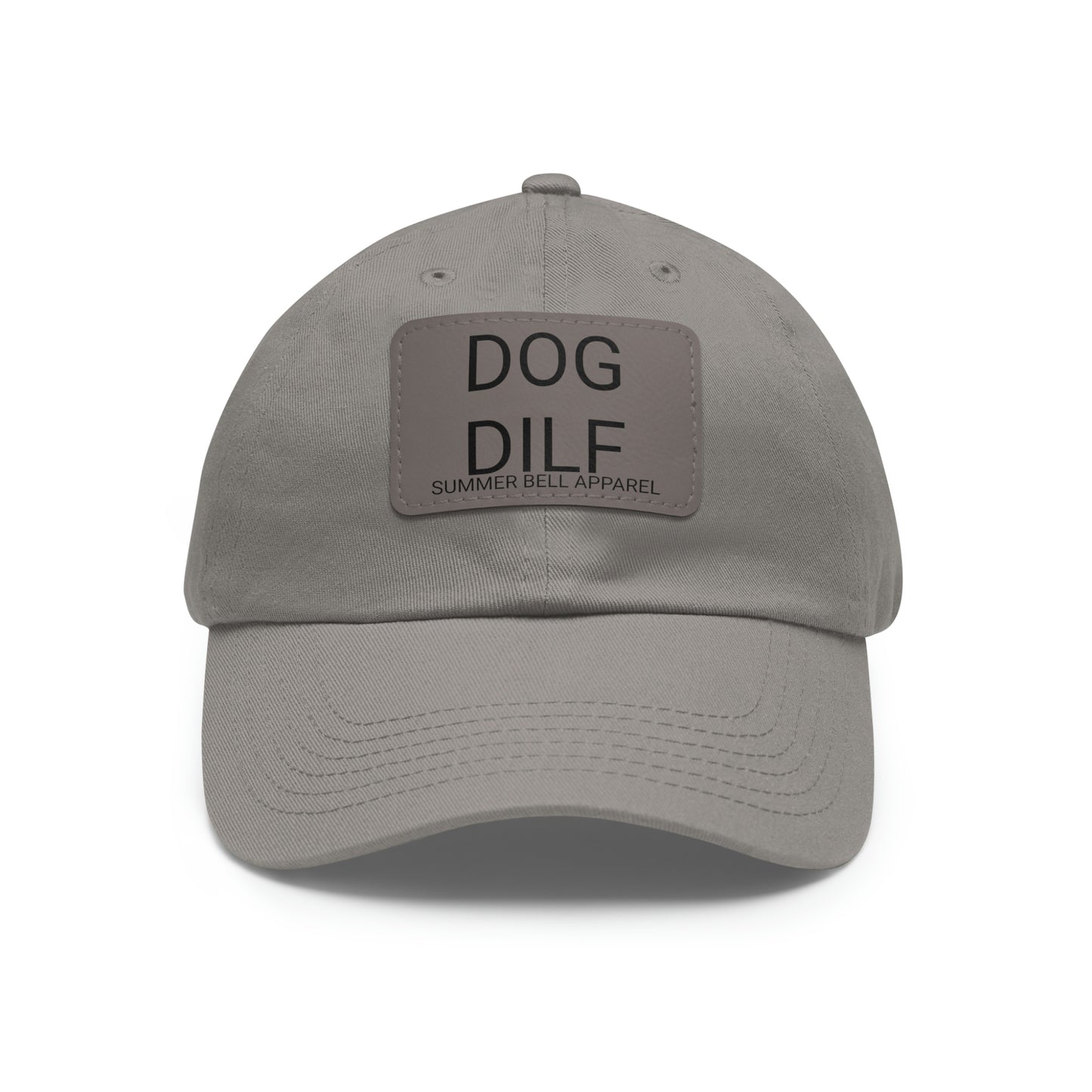 DOG DILF Hat with Leather Patch