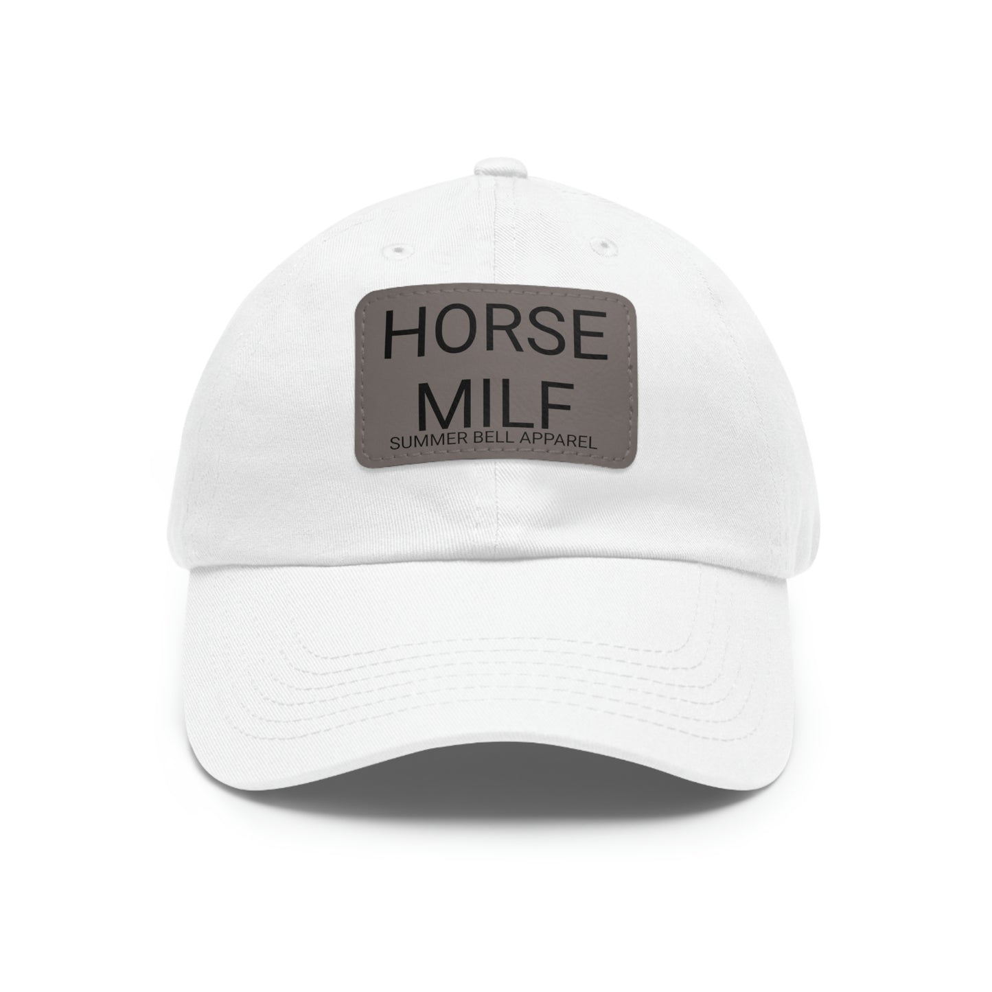 HORSE MILF Hat with Leather Patch