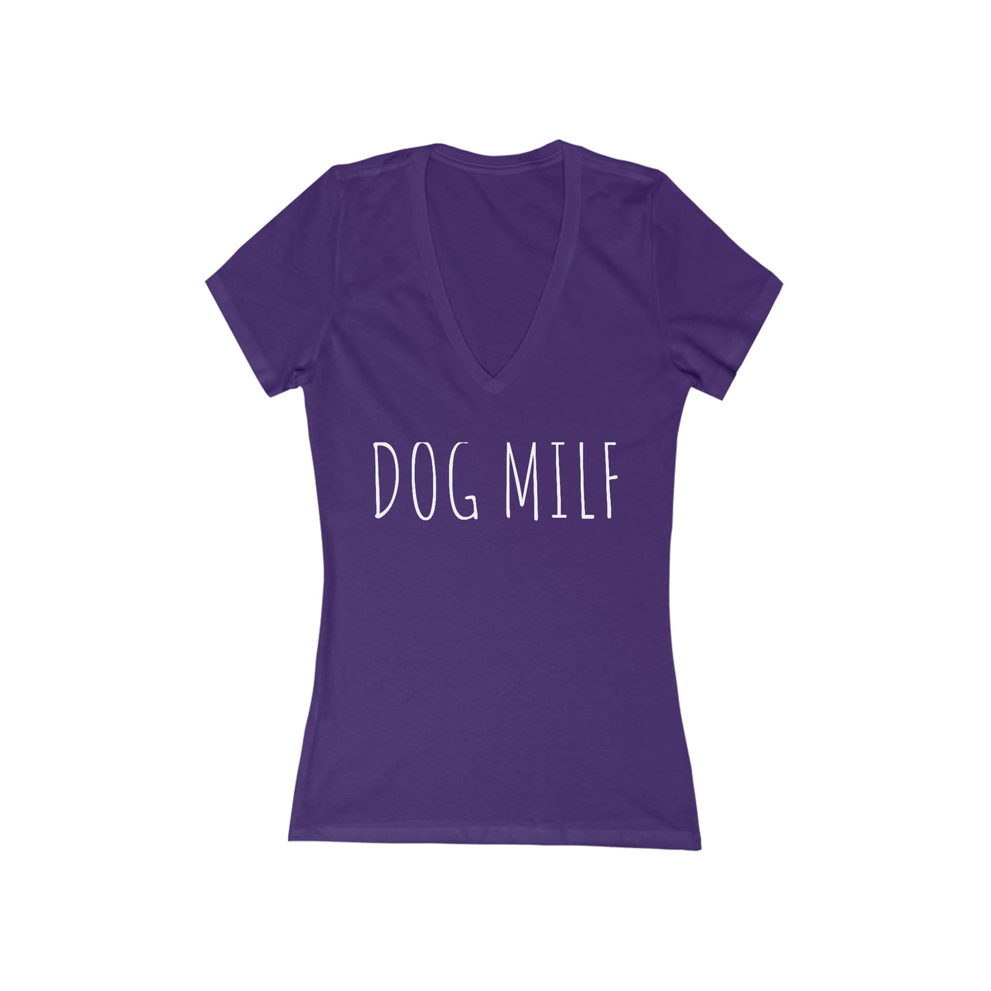 Dog MILF Deep V-Neck Tee