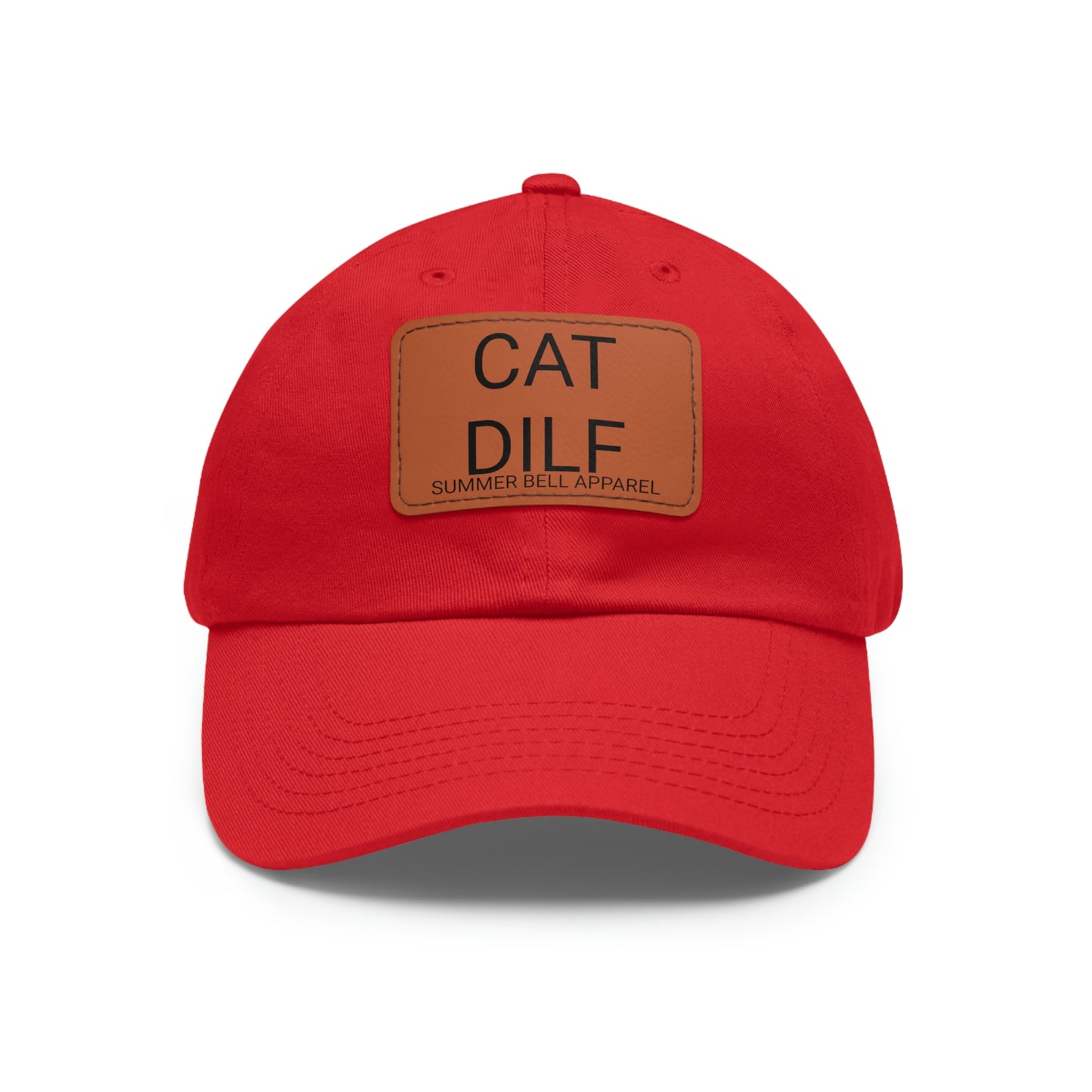 CAT DILF Hat with Leather Patch