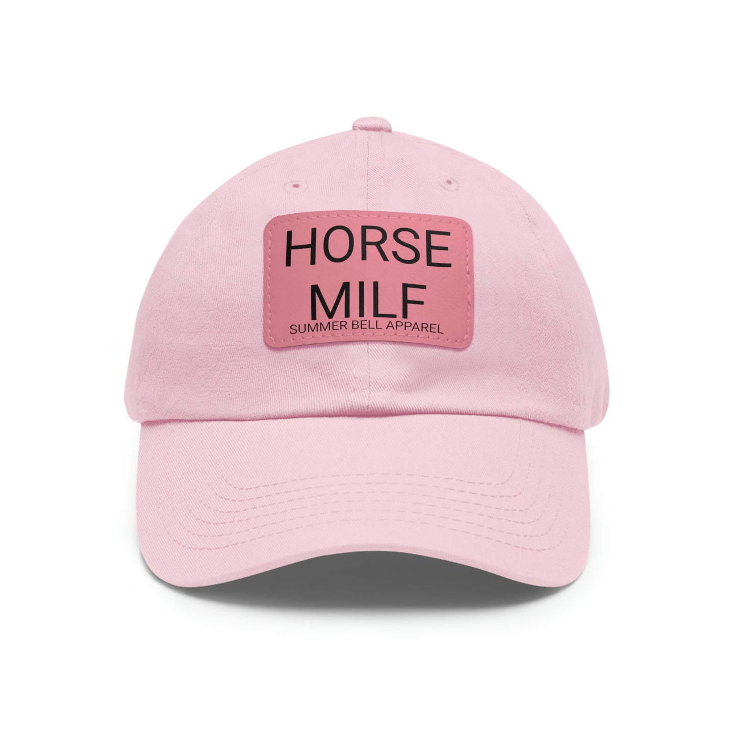 HORSE MILF Hat with Leather Patch